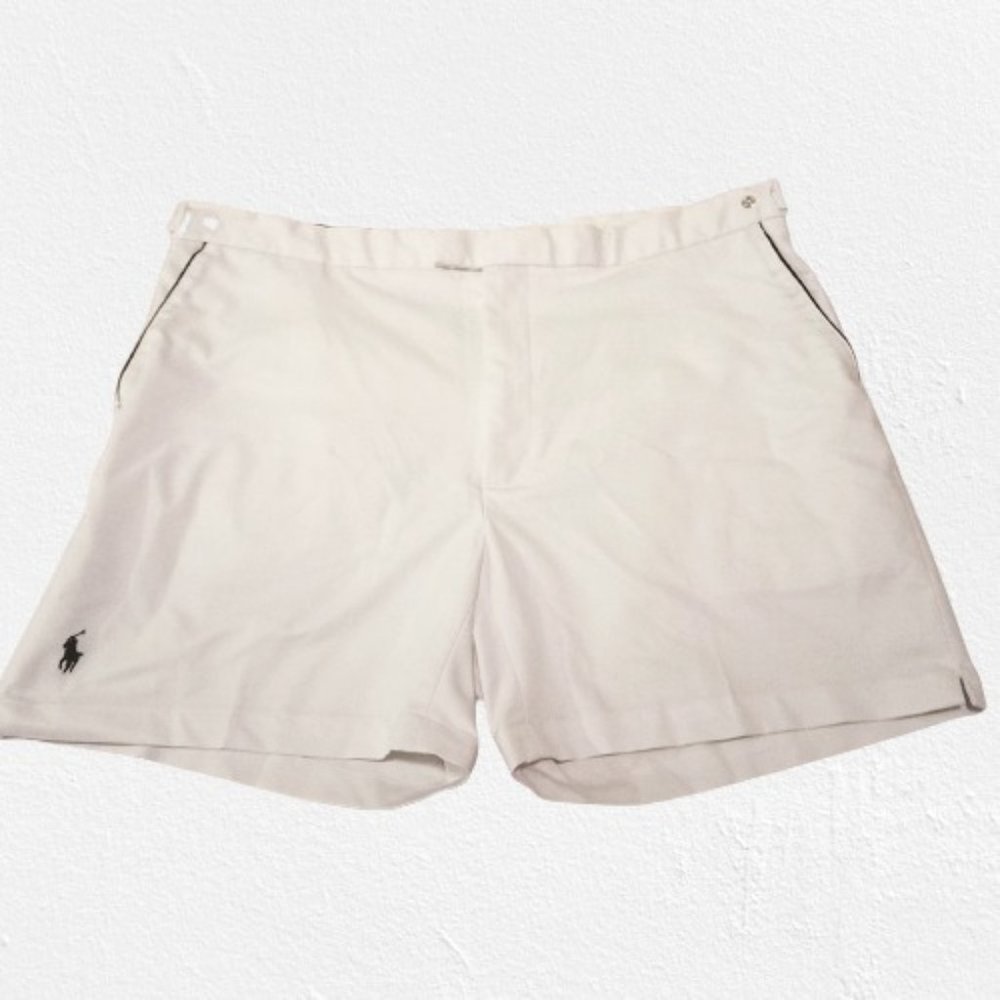 POLO RALPH LAUREN WHITE TENNIS SHORTS Size 40